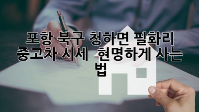 포항 북구 청하면 필화리 중고차 시세 🚗 현명하게 사는 법